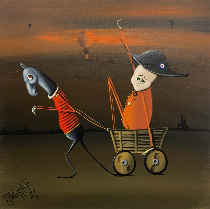 Drang nach Sone - a painting by Jarosław Kiełczyński