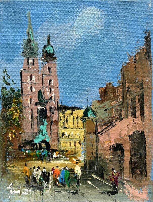 Krakow - a painting by Alfred Anioł
