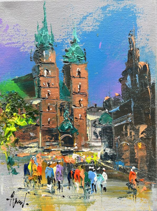 Krakow - a painting by Alfred Anioł