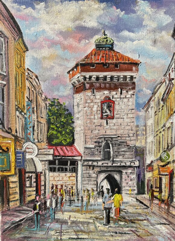 Florian’s gate - a painting by Artur Partycki