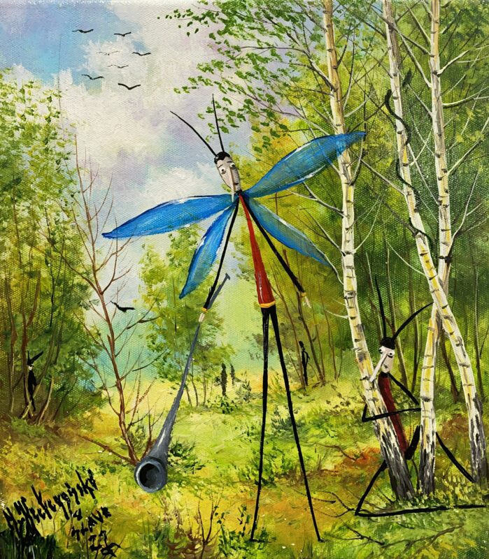 Prospector - a painting by Jarosław Kiełczyński