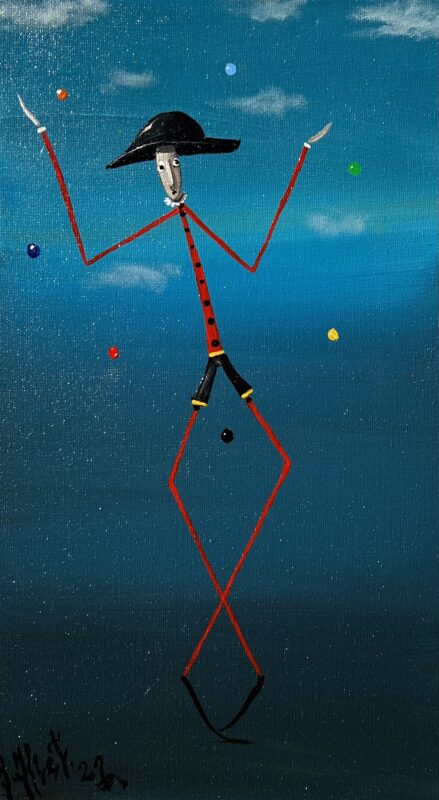 Entrepreneur - a painting by Jarosław Kiełczyński