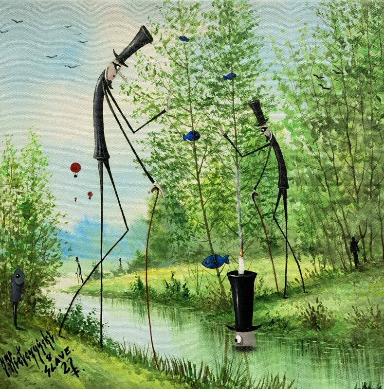 Abracadabra - a painting by Jarosław Kiełczyński