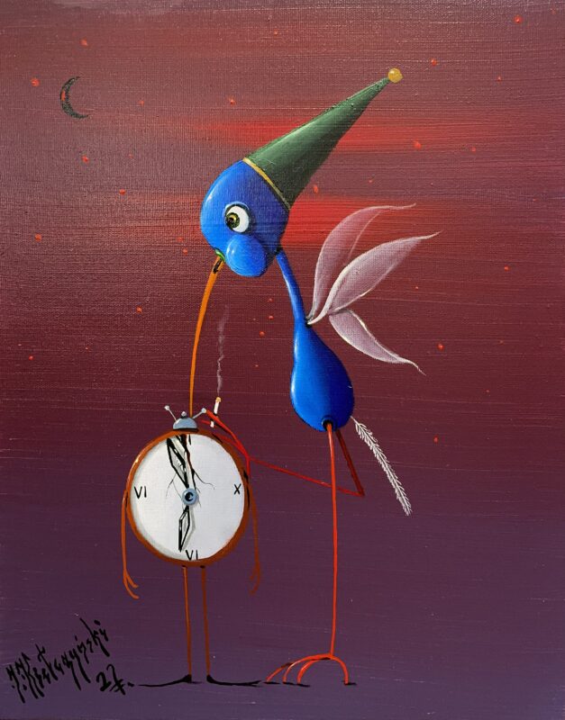 Time will tell - a painting by Jarosław Kiełczyński