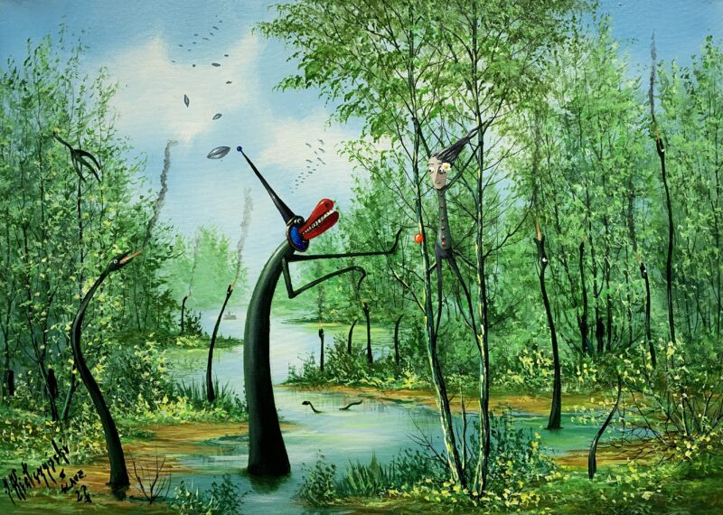 We have hot news for you - a painting by Jarosław Kiełczyński