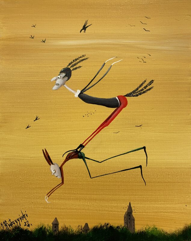 Take me - a painting by Jarosław Kiełczyński