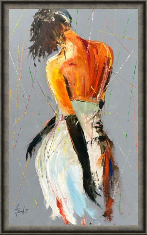 Girl - a painting by Alfred Anioł