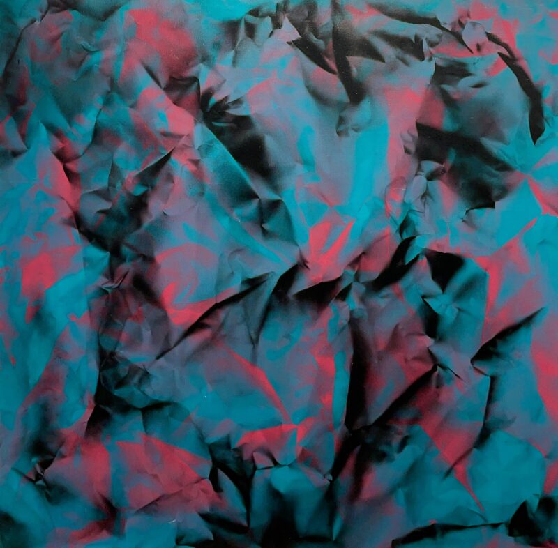 Blue/Pink - a painting by Mateusz Lewandowski