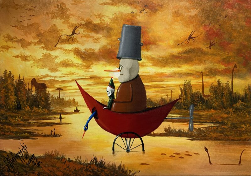 Eneas - a painting by Jarosław Kiełczyński