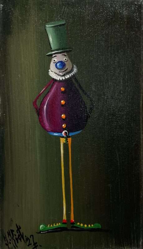 Funny boy - a painting by Jarosław Kiełczyński