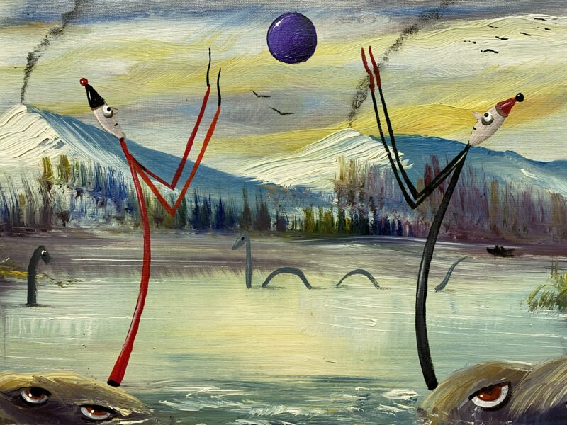 Great fun - a painting by Jarosław Kiełczyński