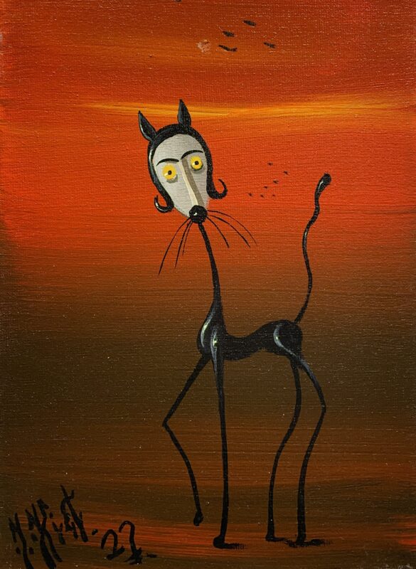 Seriously? - a painting by Jarosław Kiełczyński