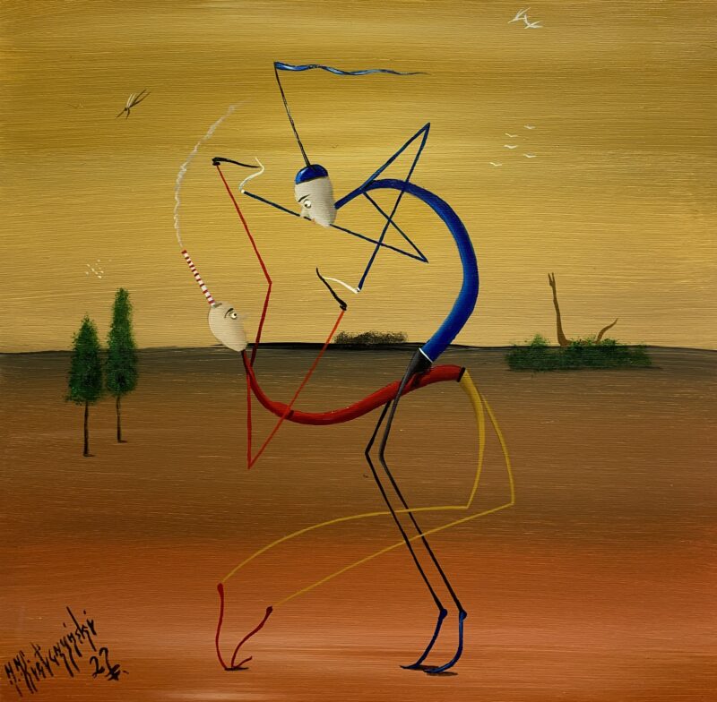 Dance - a painting by Jarosław Kiełczyński