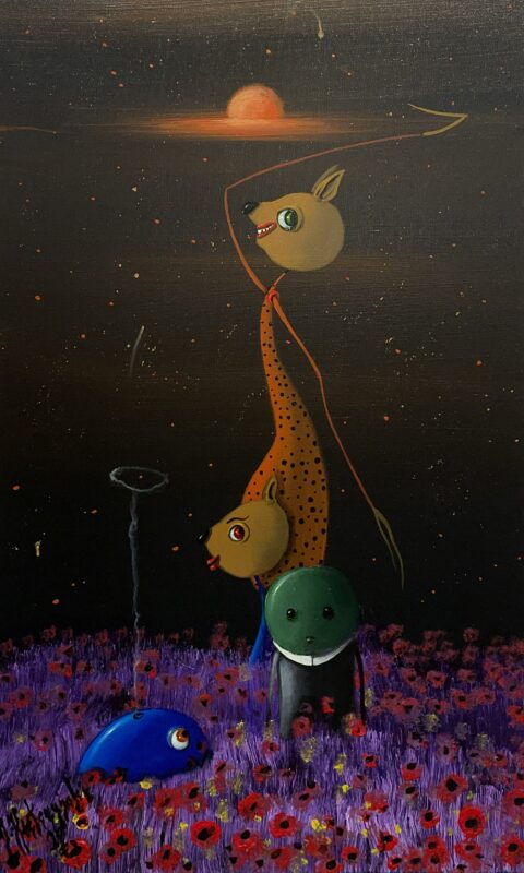 Maternity - a painting by Jarosław Kiełczyński