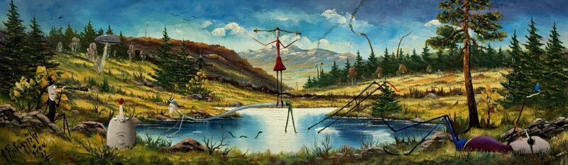 In the nature - a painting by Jarosław Kiełczyński