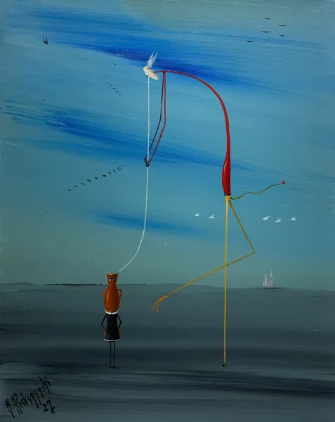 Nectar - a painting by Jarosław Kiełczyński