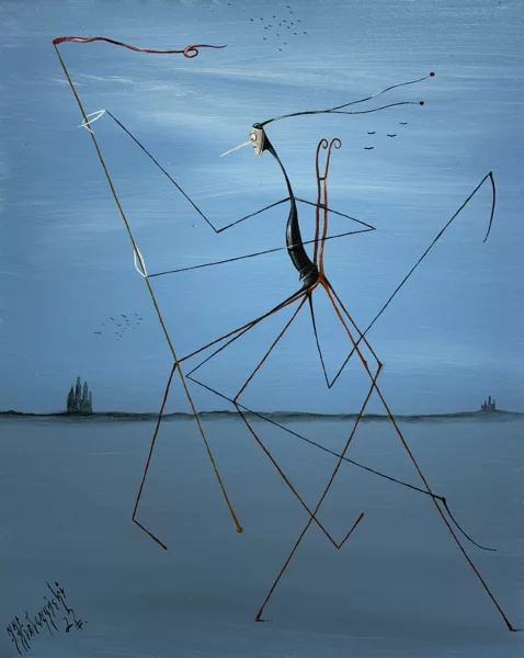 Magic chair - a painting by Jarosław Kiełczyński