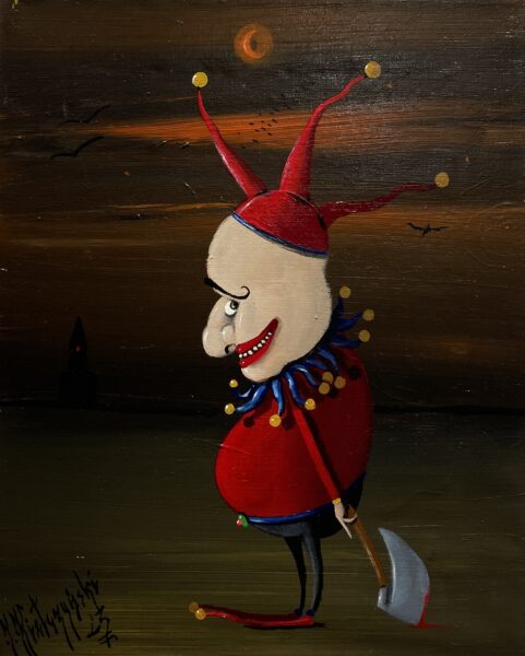 Corner - a painting by Jarosław Kiełczyński