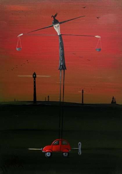 Temid - a painting by Jarosław Kiełczyński