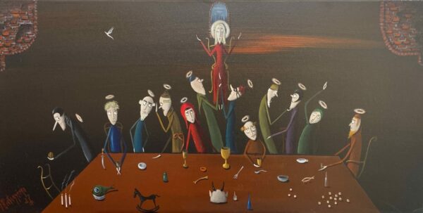 The Last Supper - a painting by Jarosław Kiełczyński