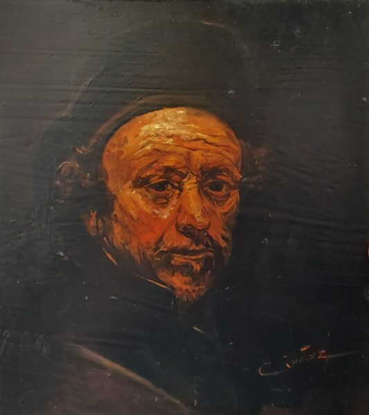 Portrait II Rembrandt - a painting by Zbigniew Cortez Zając