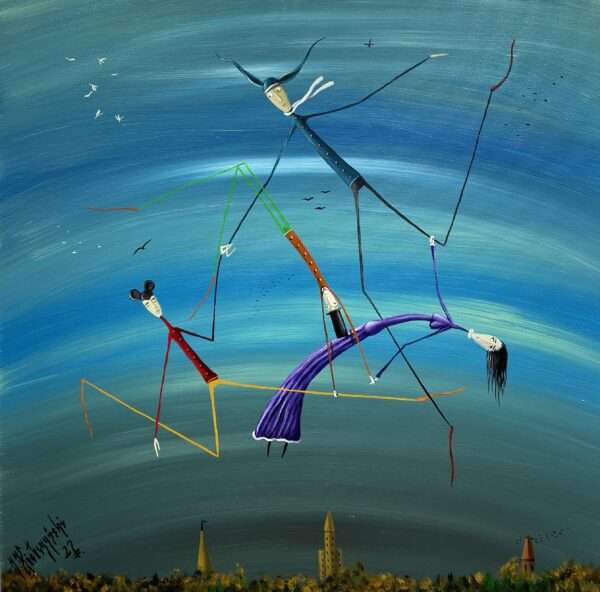 Hurricane - a painting by Jarosław Kiełczyński