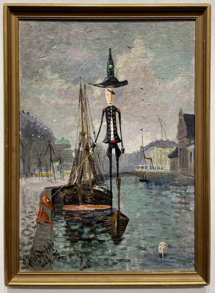 Traveler - a painting by Jarosław Kiełczyński