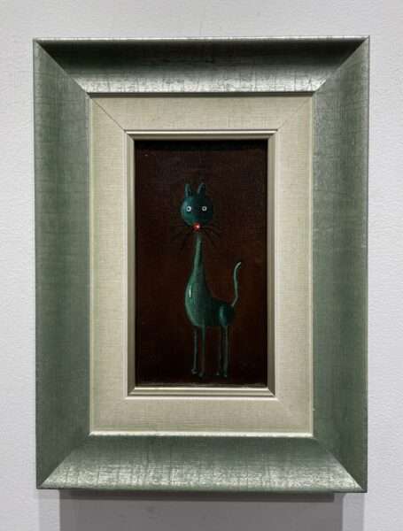 Cat - a painting by Jarosław Kiełczyński