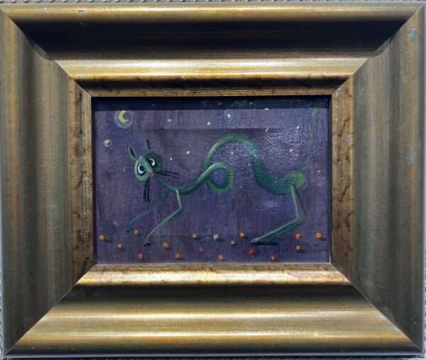 Cat - a painting by Jarosław Kiełczyński