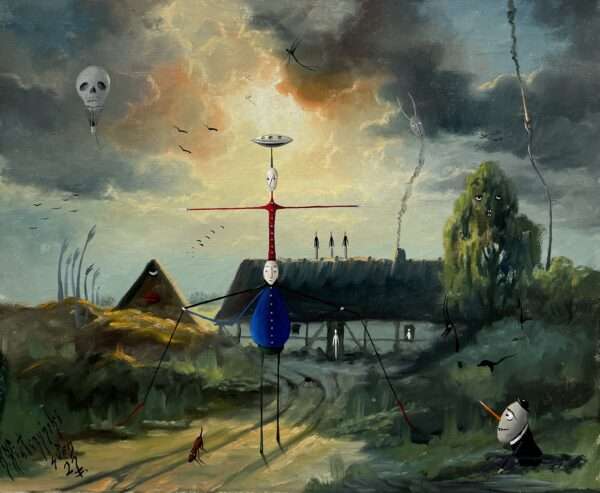 Totem - a painting by Jarosław Kiełczyński