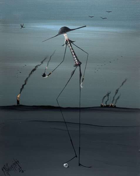 Pirate - a painting by Jarosław Kiełczyński