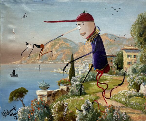 Holiday - a painting by Jarosław Kiełczyński