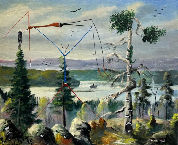 Stones splean - a painting by Jarosław Kiełczyński