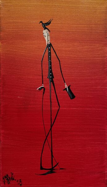 Where is my Bird? - a painting by Jarosław Kiełczyński