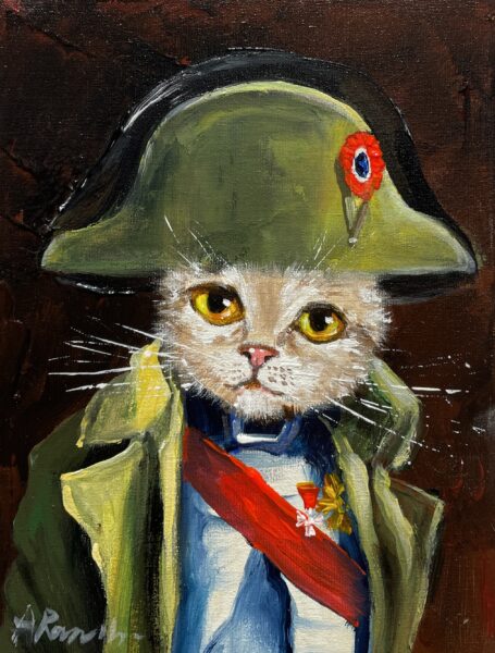 Napoleon’s Cat - a painting by Adam Rawicz