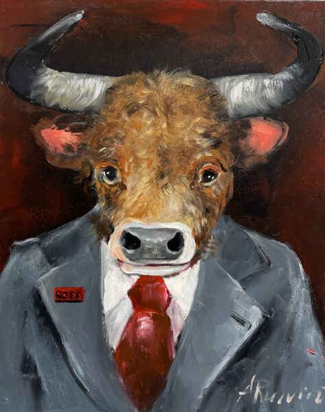 Boss - a painting by Adam Rawicz