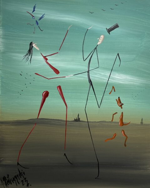 Annihilation - a painting by Jarosław Kiełczyński