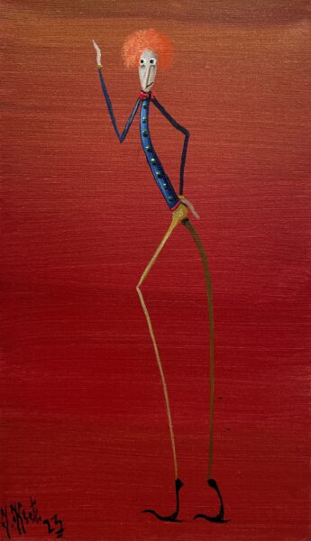 Disco stev - a painting by Jarosław Kiełczyński