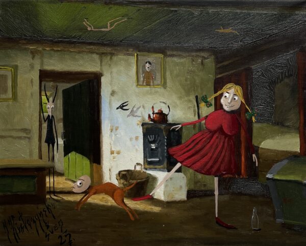 Won - a painting by Jarosław Kiełczyński