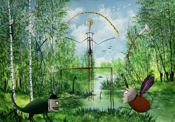 Messiah - a painting by Jarosław Kiełczyński