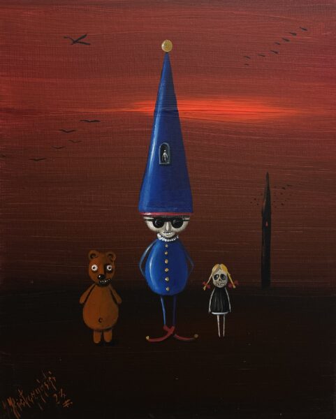 Trio - a painting by Jarosław Kiełczyński