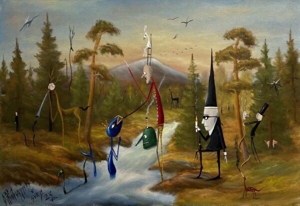 Coronation - a painting by Jarosław Kiełczyński