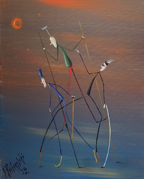 Trio - a painting by Jarosław Kiełczyński