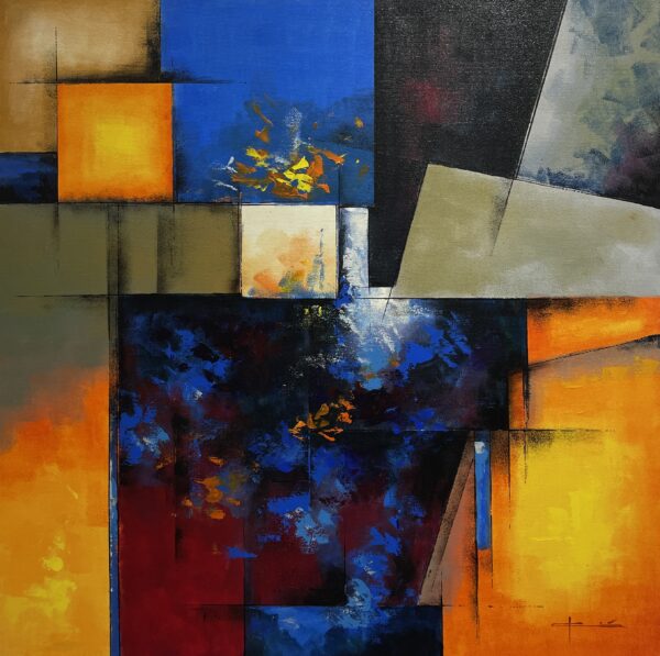 Abstraction - a painting by Marian Jesień