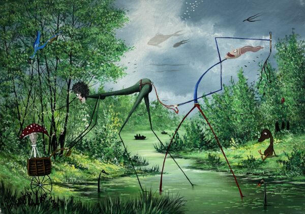 Slave - a painting by Jarosław Kiełczyński