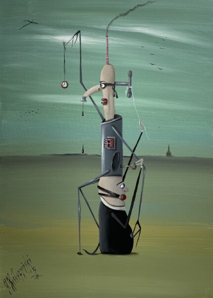 Buddy - a painting by Jarosław Kiełczyński