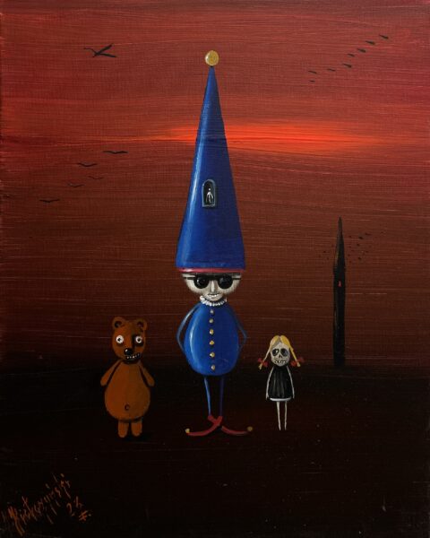 Trio - a painting by Jarosław Kiełczyński