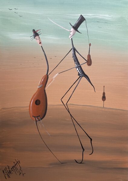 Dance - a painting by Jarosław Kiełczyński