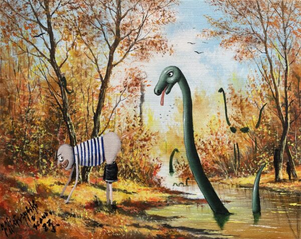 Simple things - a painting by Jarosław Kiełczyński