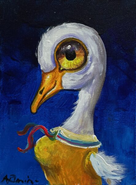Duck - a painting by Adam Rawicz